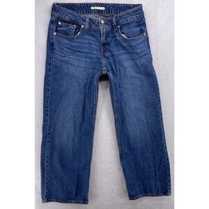 Levi's Superlow Jeans Women's Blue Denim Relaxed Fit W31 L32 Boot Cut Western